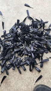 Cordón elástico de poliéster de 2mm al por mayor/cuerda para cuaderno con extremo de metal/clip de púas de dos extremos/gancho/puntas - Product Image 6