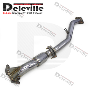 Subaru Impreza STI 2.0T 2003-2007 için yarış performans iniş borusu başlığı başlık paslanmaz egzoz aşağı boru ücretsiz akış yarış egzoz - Product Image 6