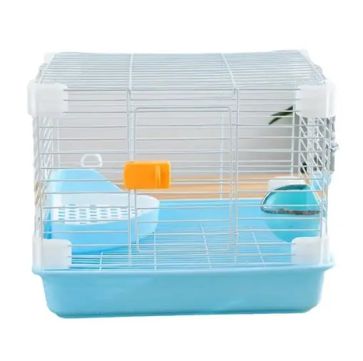 Простая клетка для кроликов, клетка для животных, включает в себя бесплатную миску для воды, идеальное временное укрытие или дорожную транспортную клетку