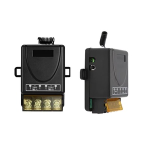 Hot Sale D12V24V30A 1CH RF Drahtlose Fernbedienung Sender Empfänger Set 433MHz 315MHz ABS Material Automatischer Lerncode