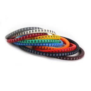 Nhà Máy Bán Buôn EC-0 Cáp Dây Đánh Dấu 0 Để 9 Cáp Kích Thước 1.5Mm Để 3Mm Màu Phẳng Cáp Đánh Dấu - Product Image 6