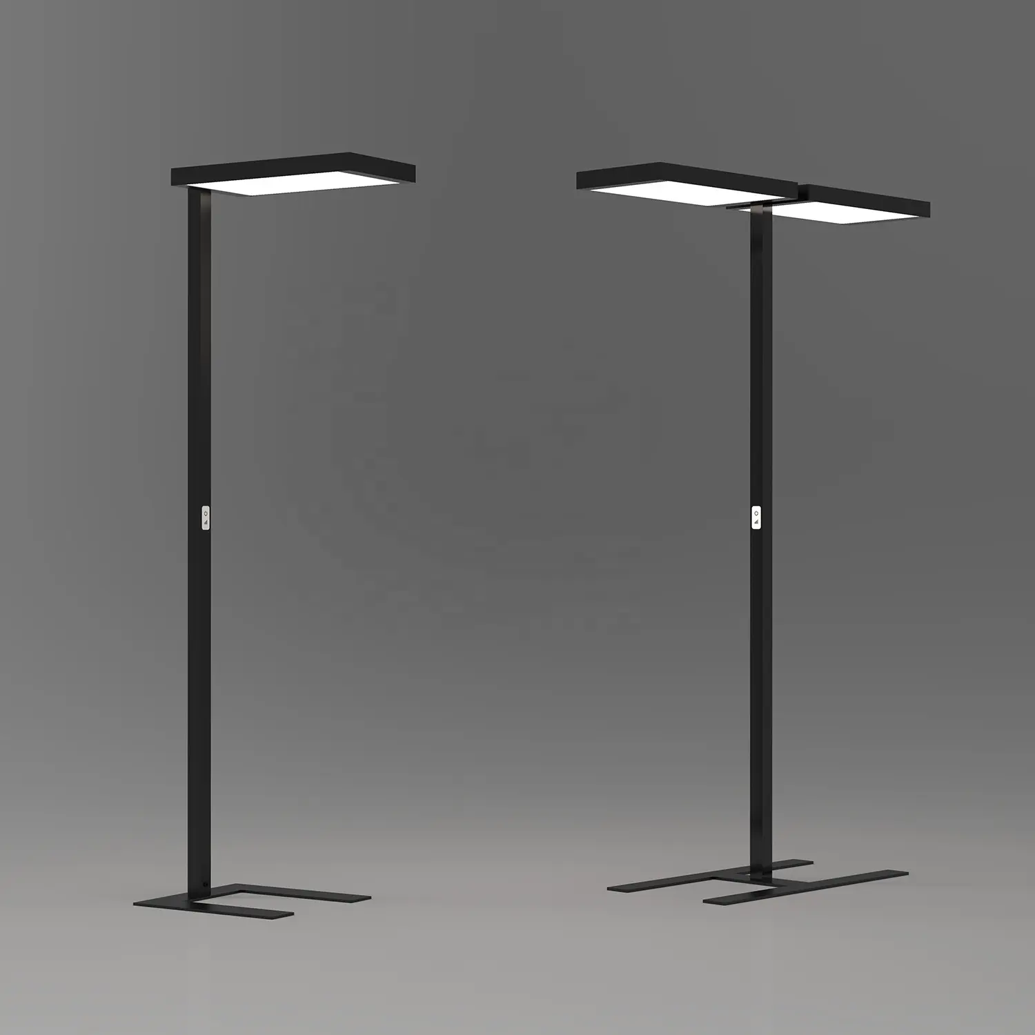 Freistehendes Licht modernes Design schwarze Stehlampe LED Steh licht für Wohnzimmer/Zuhause/Büro/Arbeits zimmer/Tisch Steh licht