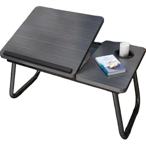 Factory Price <strong>Notebook</strong> Desk Popular <strong>Computer</strong> Desk Black Angle Adjustable Laptop <strong>Table</strong> for Study - Product Image 1