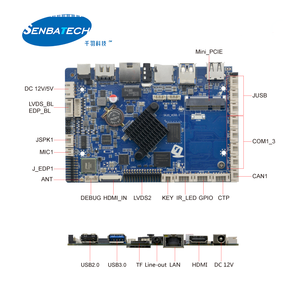 Scheda singola Computer Android 7.1 Linux OS PC scheda madre 12V con Cortex-A55 RK3568 LVDS, EDP, HD - Product Image 3