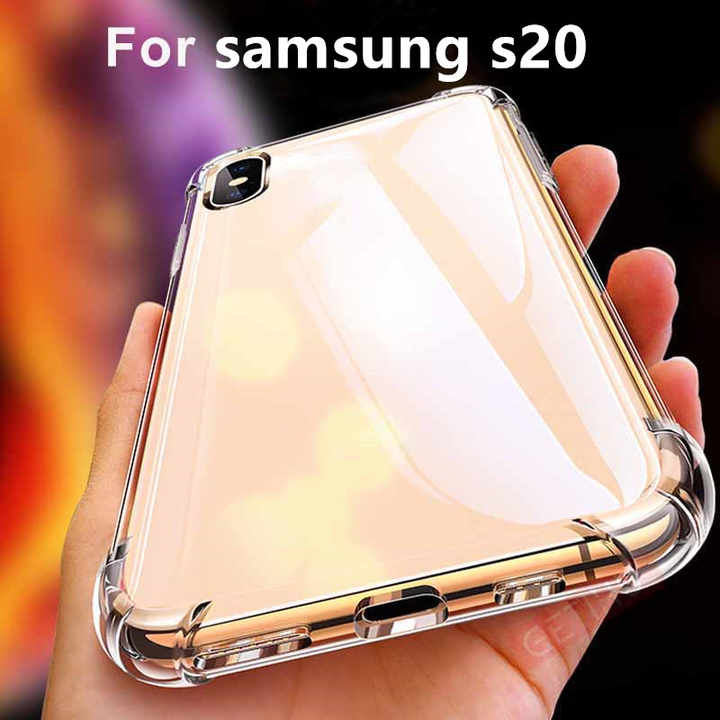 Casing Lembut Tahan Guncangan Ponsel Samsung S20 Ultra, Casing Penutup Pelindung Ponsel Harga Murah, Gratis Pengiriman