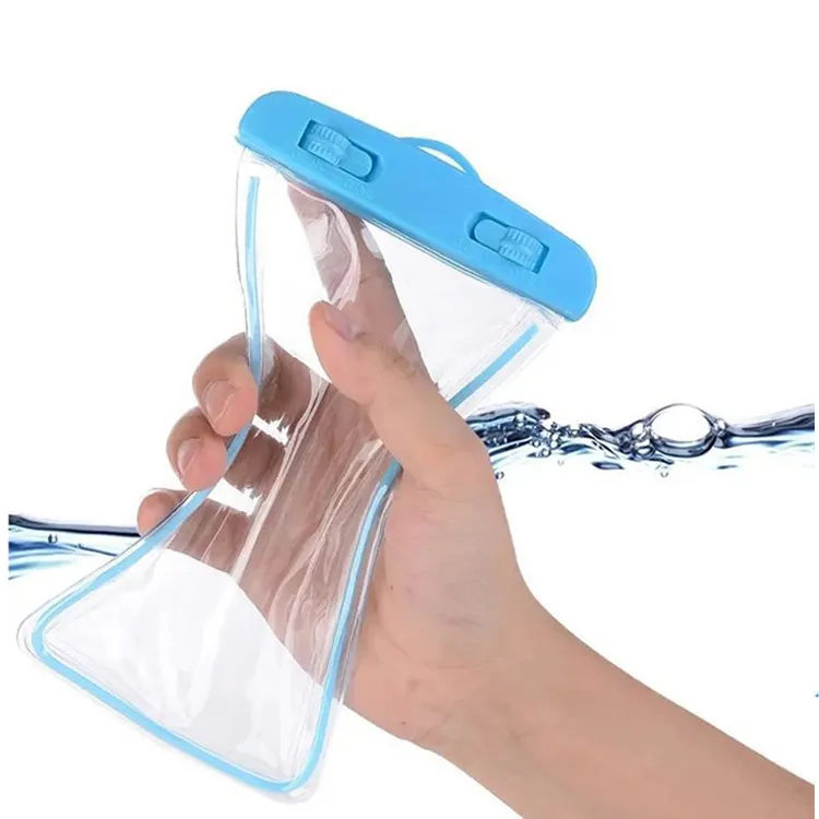 도매 가격 PVC 방수 전화 커버 야외 수영 다이빙 투명 전화 가방 PVC 방수 휴대 전화 가방