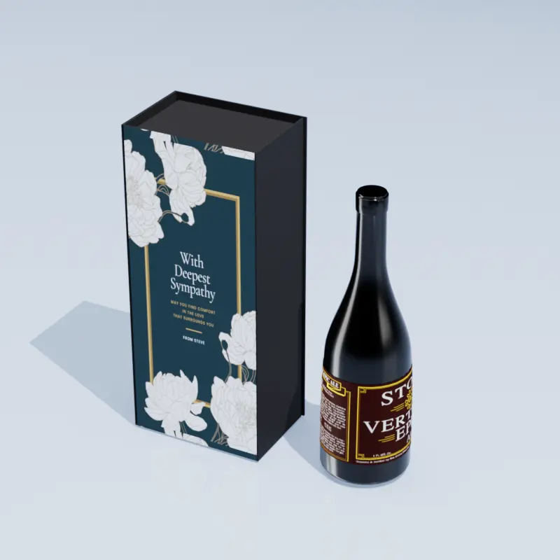 Luxo Personalizado Chinês Impressão Livro De Papel De Papelão Preto Em Forma De Caixa Rígida Caixa De Presente Magnética Para Embalagem De Vinho