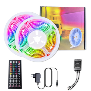 44-Key akıllı LED ışık şerit müzik ses kontrolü RGB renk 1m uzunluk ile su geçirmez açık ev kullanımı için - Product Image 1