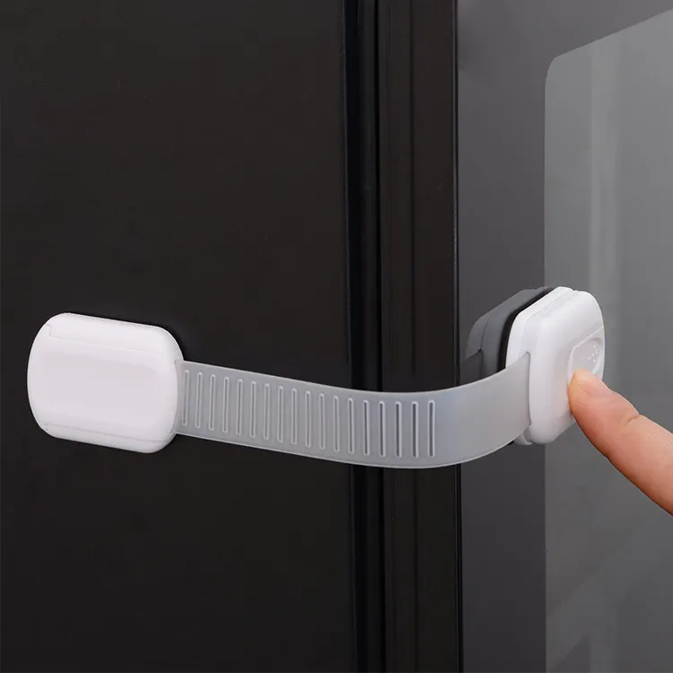 Hot Sell child protection products adjustable soft durable cabinet fridge baby safety lock for door