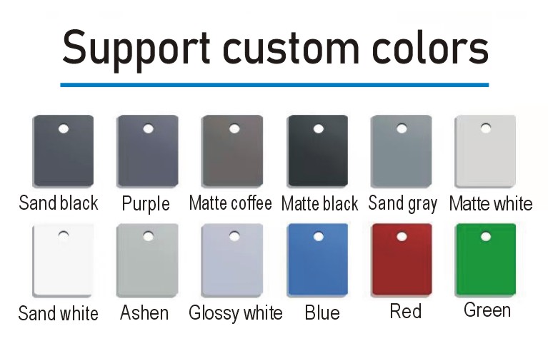 Sono disponibili colori personalizzati
