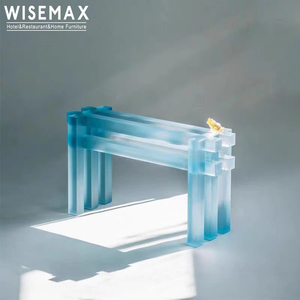 WISEMAX家具现代北欧设计透明亚克力控制台桌子塑料边桌走廊橱柜家居装饰控制台 - Product Image 1