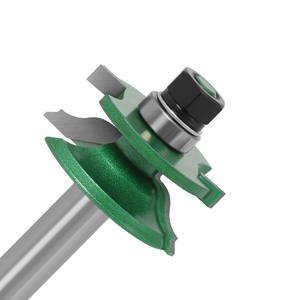 TGS 2pc 12mm Shank Raised Panel Cabinet Door Router Bit Set Coated Woodworking <strong>Cutter</strong> Milling CNC Controlled ODM OEM Customized - Product Image 3