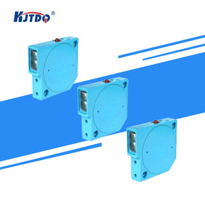 KJT en Stock -15-55 ℃ IP67 PC/ABS NPN/PNP NO 10-30 V Dc LED Square Series Sensor fotoeléctrico de reflexión difusa - Product Image 1