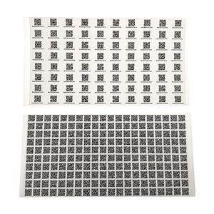 Etiqueta personalizada de código de barras para número de serie, etiqueta autoadhesiva de papel de vinilo de PVC, anticopia, código QR - Product Image 6