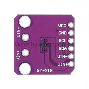 Sensor de corriente digital I2C de alta precisión, módulo púrpura, módulos electrónicos de la serie GY, GY-INA219 - Product Image 3