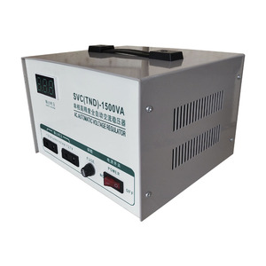 プラグ付きSVC 1000VA AC単相サーボタイプ自動電圧スタビライザー - Product Image 1