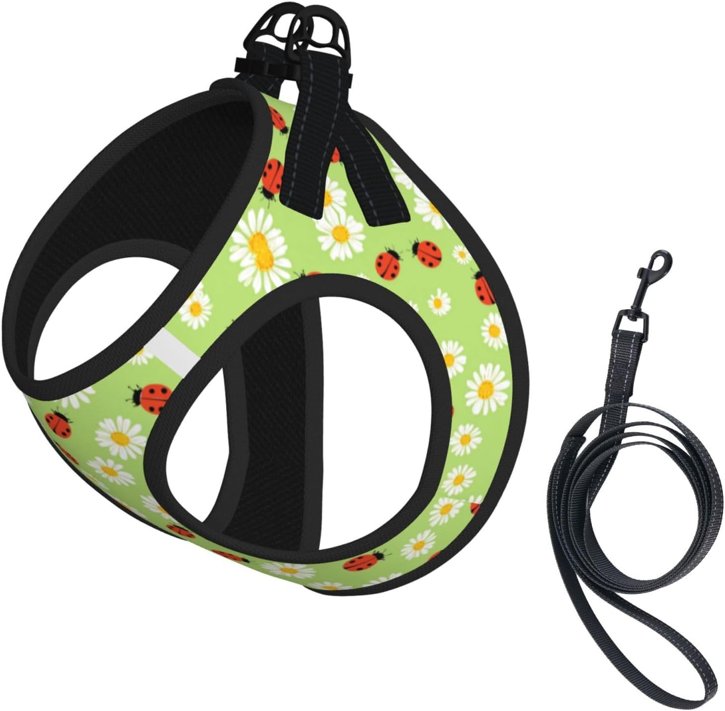 Ladybugs Green Daisies