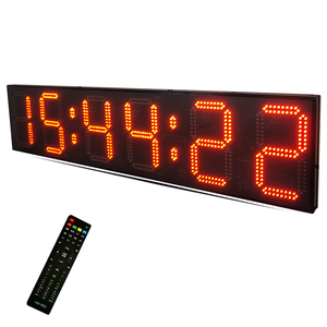 Goakgaan marchio di grandi dimensioni digitali NTP GPS orologio esterno a parete a LED schermo con un conto alla rovescia Timer DAP - Product Image 1
