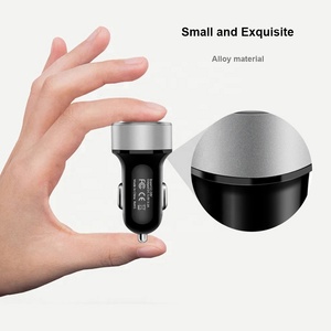 ユニバーサルQC3.<span class=keywords><strong>0</strong></span>オートデュアルUSB5VカーLEDディスプレイ携帯電話カーミニ急速充電すべてのタイプiPhone用充電器電源アダプター