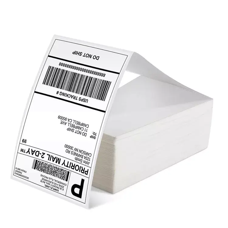 4X6 Verzending Label A6 Thermische Sticker Papier Thermische Printer Label Papier