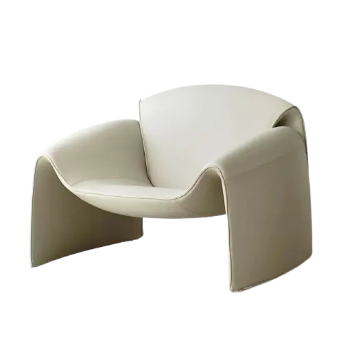 Moderne Sessel Möbel Einzels ofa Stuhl Licht Luxus Italien Wohnzimmer Akzent Stuhl Speziell geformte Freizeit Krabben Lounge Stuhl
