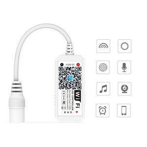 LEDライトストリップ用のマジックWiFiRGBコントローラー、AndroidおよびiOS無料アプリWiFiコントロールボックス、Alexaと互換性があります - Product Image 5