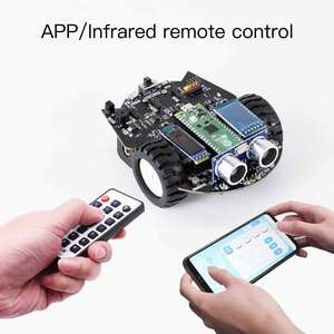 Комплексный Набор для Raspberry Pi Pico 2, милый робот, автомобиль, научная и инженерная игрушка с поддержкой программирования MicroPython - Product Image 3