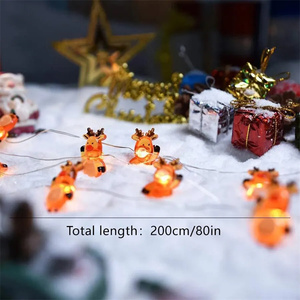 1.5m 3m Russia Russian Factory Price Santa Claus Light <strong>String</strong> Christmas Tree LED Santa Light <strong>String</strong> for Promotion - Product Image 1