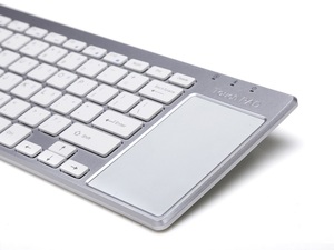 OEM超薄2.4G无线键盘，内置触摸板78键无线BT键盘，用于mac/pc/ipad - Product Image 2