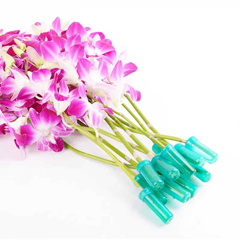 หลอดดอกไม้พลาสติกคุณภาพสูงราคาถูกช่วยรักษาดอกไม้สดท่อน้ำ