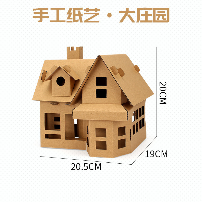 Handmade DIY-curis manor with instructions
