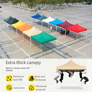 Factory <strong>New</strong> <strong>Style</strong> 10x10 Outdoor <strong>Gazebo</strong> Pop up Canopy Tent OEM Custom logo Printed Waterproof Advertising Automatic Tent for Sale - Product Image 2
