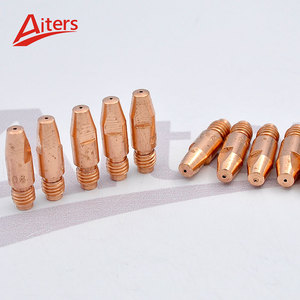 MIG Welding <strong>Tips</strong> Kit Welding <strong>Tip</strong> M8*30mm for Euro Welding Consumables10PCS Electrode <strong>Tips</strong> Red Copper 30mm X0.8 1.0 1.2 1.4 1.6 - Product Image 3