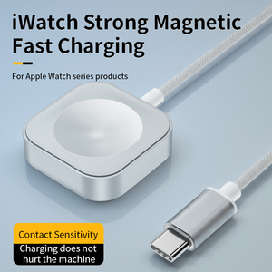 USB tip C manyetik kablosuz hızlı şarj için iWatch USB manyetik izle şarj Apple için kablo izle serisi - Product Image 2