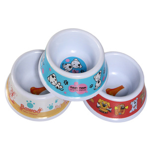 定制彩色圆形宠物碗定制印刷圆形陶瓷宠物碗适合小狗 - Product Image 2