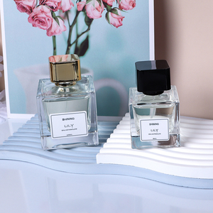 Luxury Empty square 30ml 50ml <strong>100ml</strong> Spray Glass Perfume Bottles with <strong>Box</strong> - Product Image 2