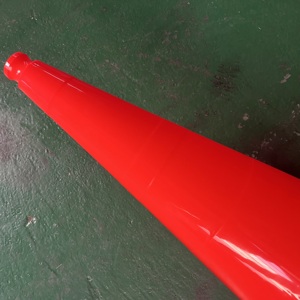 H70cm PVC giao thông nón cao có thể nhìn thấy cam xây dựng lĩnh vực đánh dấu cho an toàn đường bộ và đậu xe cones - Product Image 2