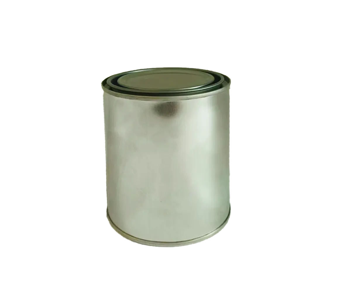Lata de cubo de pintura de aceite redonda vacía de 500ml/0.5L