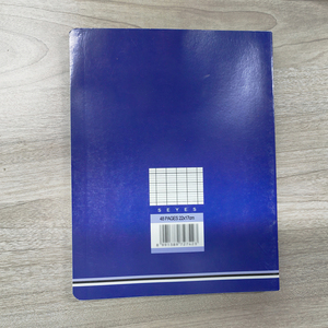 OEM ODM materiale scolastico personalizzato pinza rilegata taccuino 17*22cm 48 pagine Seyes Line libro di esercizi per studenti di carta - Product Image 3