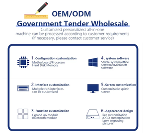 Ordenador de escritorio todo en uno, 23,8 pulgadas, todo en uno, i3, i5, i7, ssd, 4k - Product Image 3