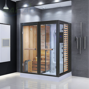 Modern Design Dry/Wet Sauna with Shower and Steam Room, Featuring <strong>Advanced</strong> Back Massage <strong>System</strong> - Product Image 3