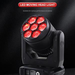 BEE EYE 7x40W Luz LED giratoria con cabezal móvil con Zoom RGBW Cuerpo de aluminio Hoteles Parques temáticos Bar Fiesta Control DMX/RDM - Product Image 2