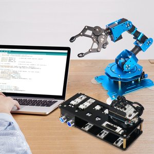 Braccio robotico Hiwonder xArmUno con Kit sensore di sviluppo secondario Arrduino attrezzatura per l'istruzione a vapore