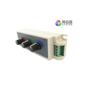 RGB <strong>Led</strong> Dimmer <strong>PWM</strong> <strong>Controller</strong> Manual Module with Knobs 12V 24V 3X3A for RGB <strong>Led</strong> Strip <strong>DMX</strong> Connection and Remote Control - Product Image 5