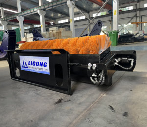 Spazzatrice idraulica per l'escavatore PC110/SH120, tipo rotante spazzatrice della scopa con la spazzola del diametro 550 - Product Image 3