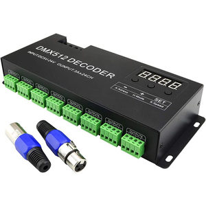 <strong>DMX512</strong>-24CH Dimming Knob Control System Pixel <strong>Led</strong> <strong>Controller</strong> 24-way <strong>DMX512</strong> <strong>Decoder</strong> <strong>LED</strong> Lights with - Product Image 1