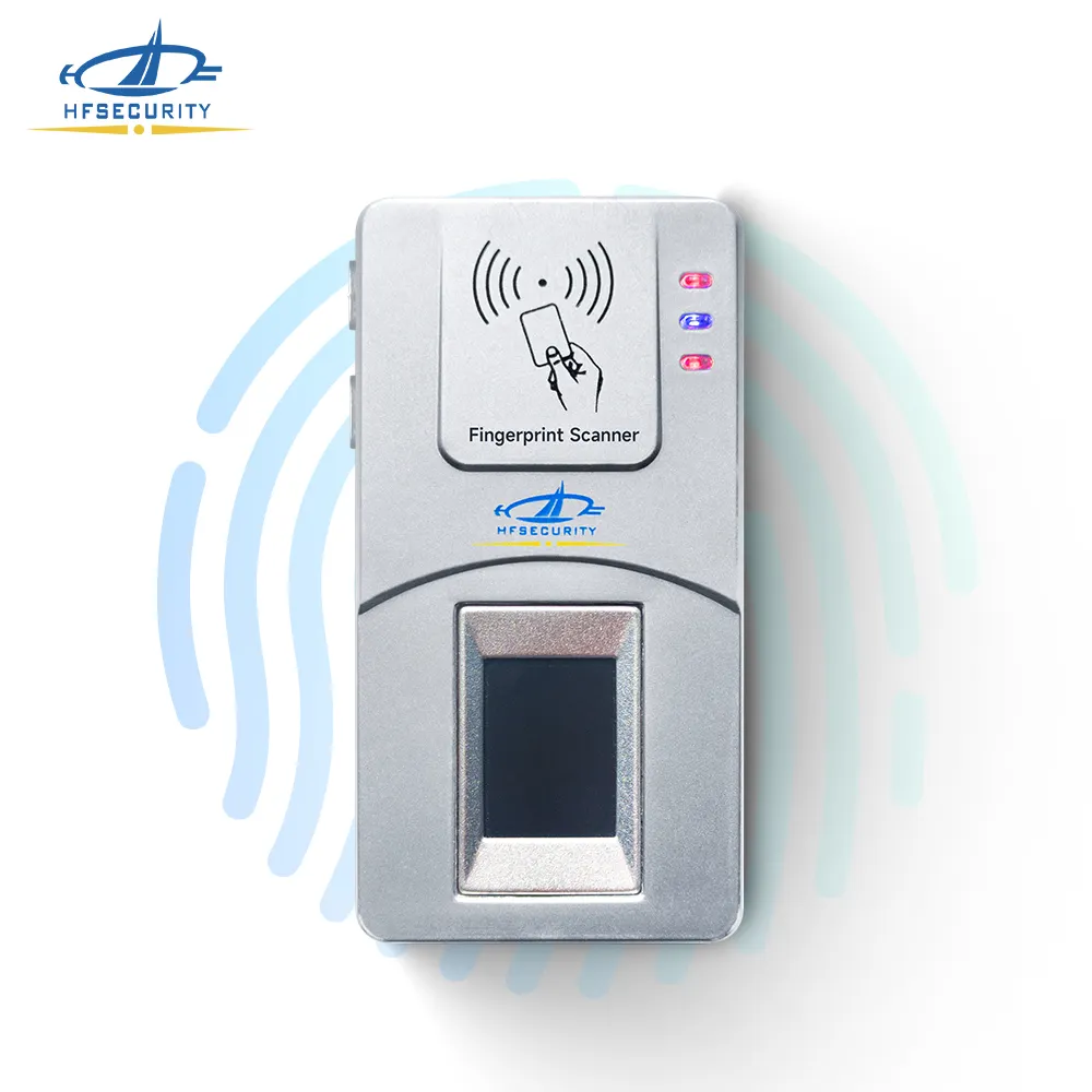 HFSecurity HF7000 Scanner Sem Fio FBI Certified Biometric Live Finger Detection Leitor de impressão digital capacitivo biométrico