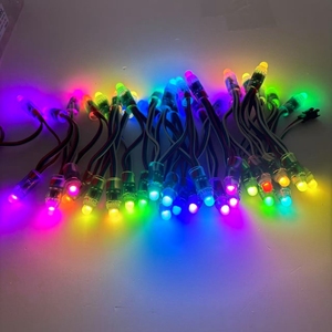 DC 5V WS2811 IC-geregelte Bullet-LED-Pixel knoten Verbinden Sie das RGB-LED-Pixel licht in Voll farben mit klaren Linsen Ws2811-LED-Modulen - Product Image 6