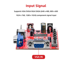 Juego de Arcade VGA a CGA RGBS/CVBS/, placa Convertidora de vídeo, accesorio de juego DIY, Chips, placa de circuito de Joystick - Product Image 3