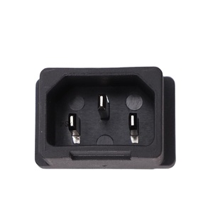 10A 250V AC Power Inlet <strong>Socket</strong> <strong>with</strong> Fuse Brass Plastic Material 2-Pin Plug for Electronics Compatible <strong>with</strong> UK US EU AU Standards - Product Image 2